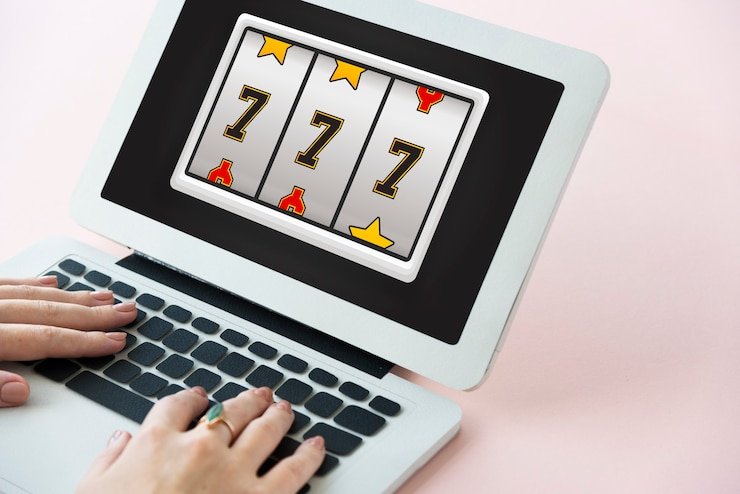 Live-dealer studio setup with professional croupier conducting Sweet Bonanza sessions